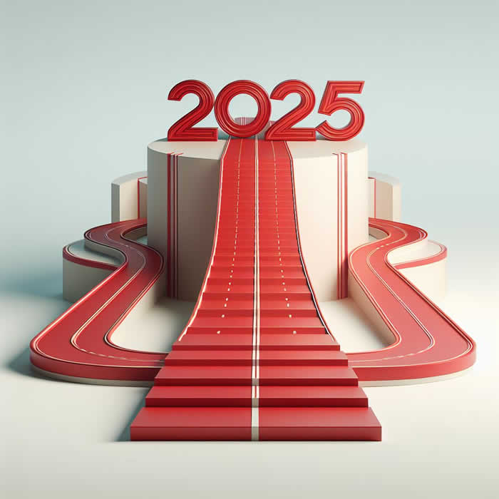 immagine con strada per arrivare al 2025